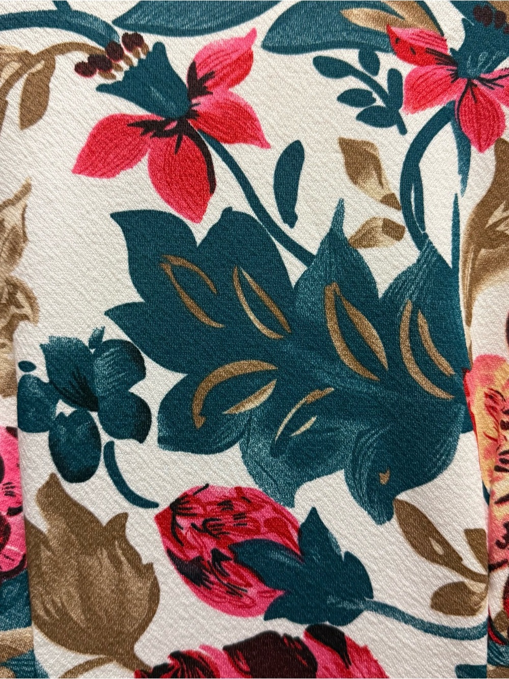 Women’s Floral Cap Sleeve Ruffle Hem Dress Size L - Picture 5 of 10